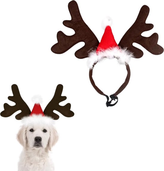 Gewei Hoofddeksel | Kerst Rendier Gewei Hoofdband, Elandgewei Hoofdband, Rendiergewei Hoofdband, Hertengewei Hoofdband met Belletjes. Leuke Kerst Rendieroren Hoofdband