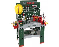 foto van Klein Toys Bosch mini werkbank No.1 met accessoires - Speelgoed gereedschap