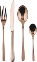 Bol.com Sambonet Bestekset Taste - Koper - 24 delig / 6 personen aanbieding