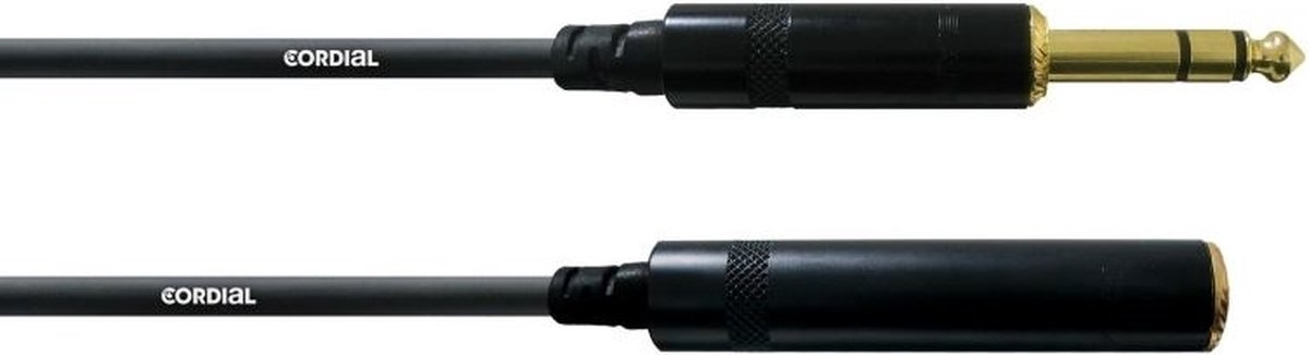 Cordial Stereojack verlenging 10 m 6,3 mm Stereo CFM 10 VK - Kabel
