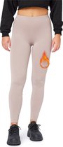 Bellivalini Dames Thermische Legging - Sport - Vrijetijdsbroek - Lang - Sporbroek - BLV-BLV50-320-LE - Caffelatte - L