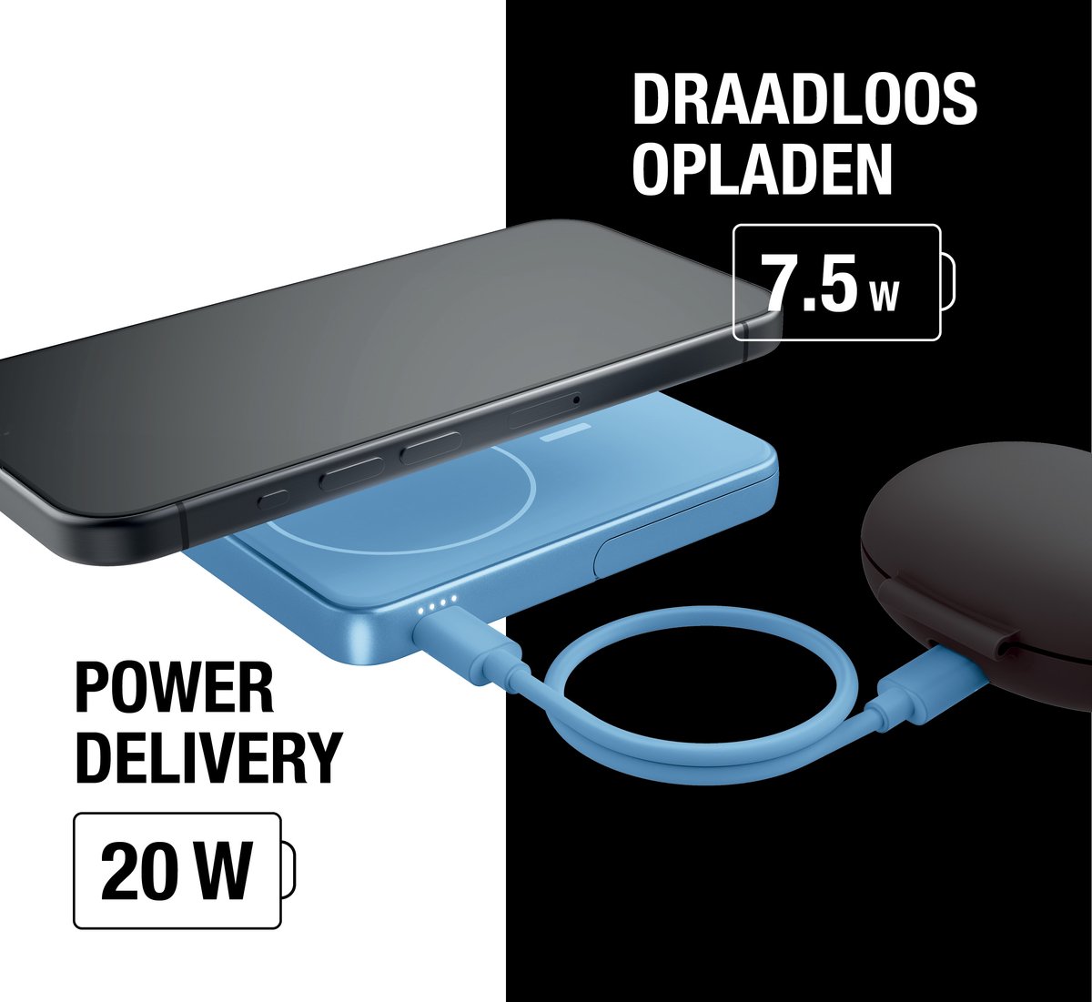 Fresh 'n Rebel Magnetische Powerbank - afbeelding 3