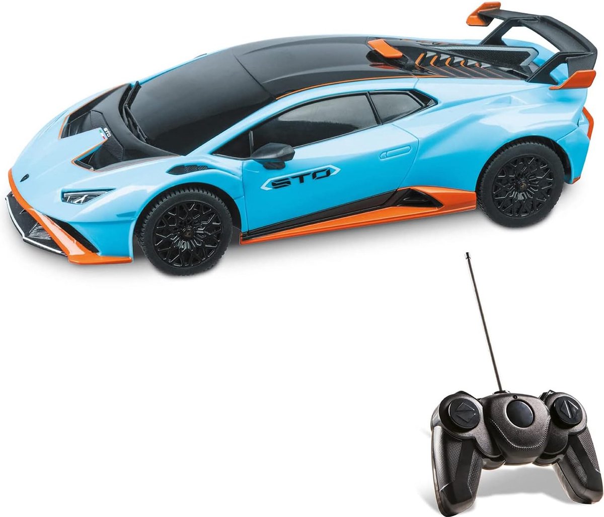 Lamborghini Radio Control 1:24 Huracan Wat 2.4 Ghz Blauw