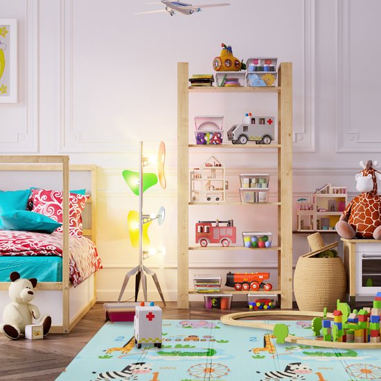 speelmat - 200x180 cm - opvouwbaar - dieren - met tas - afwasbaar — afbeelding 5