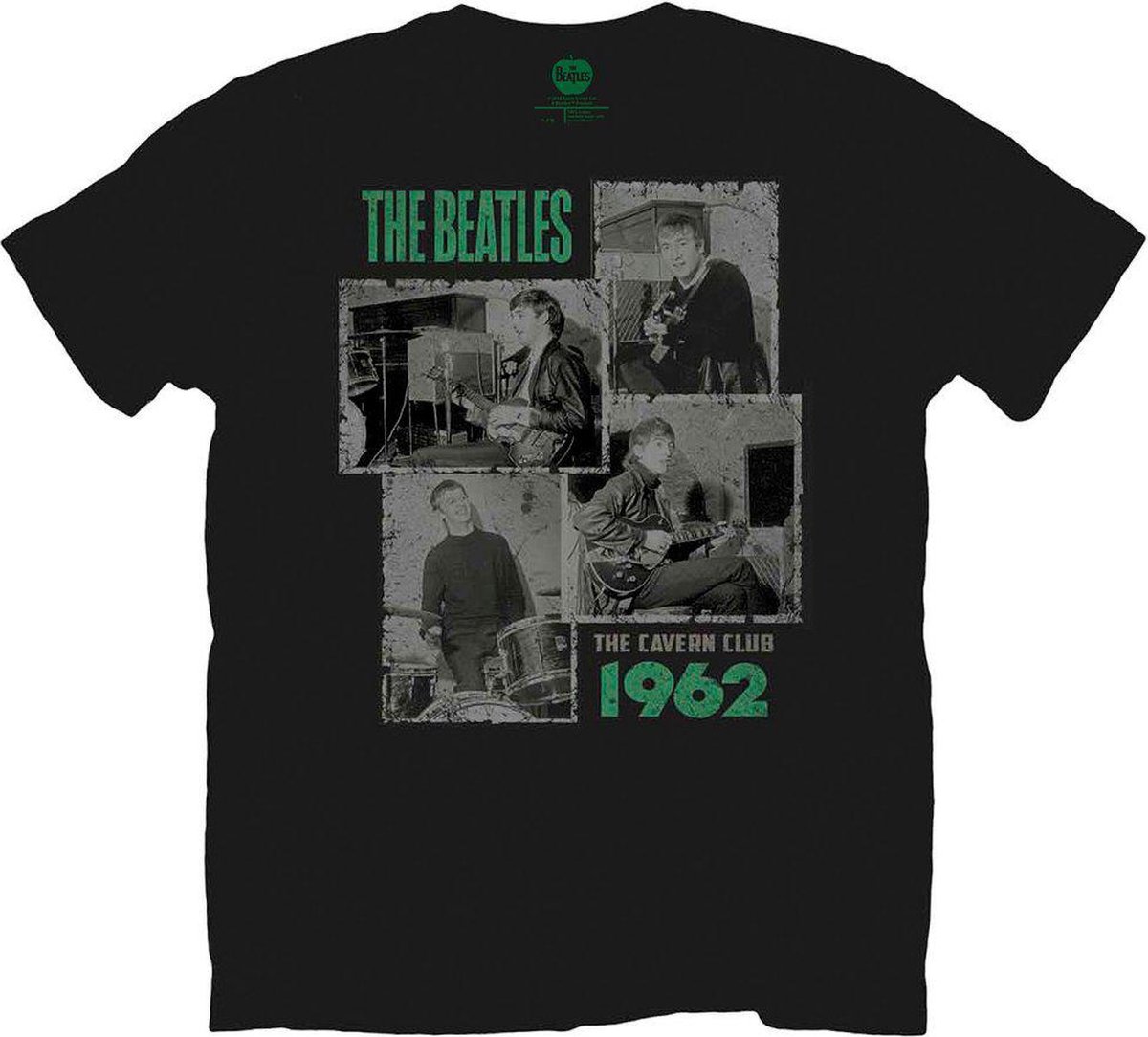 The Beatles - Cavern Shots 1962 Heren T-shirt - M - Zwart