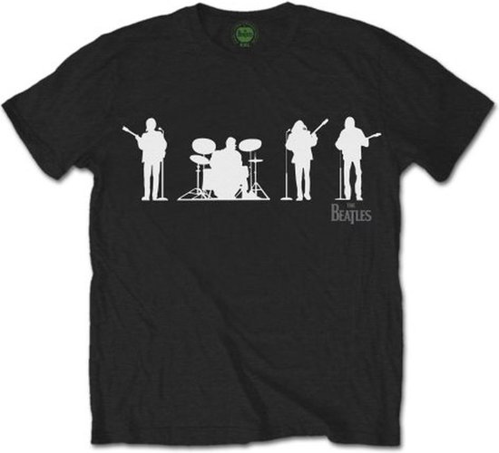 The Beatles - Saville Row Line Up Heren T-shirt - L - Zwart