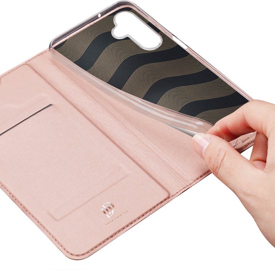 Dux Ducis - Coque de téléphone adaptée à Samsung Galaxy A16 5G - Skin Pro - Book Case - Rose