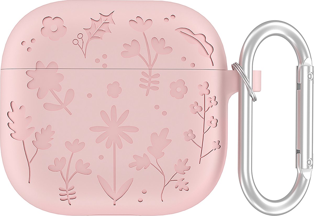 YONO Hoesje geschikt voor Airpods 4 - Case - Special Siliconen - Roze