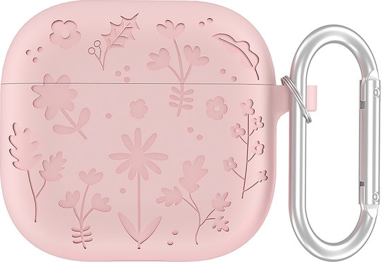 YONO Étui adapté aux Airpods 4 - Étui - Siliconen Spécial - Rose