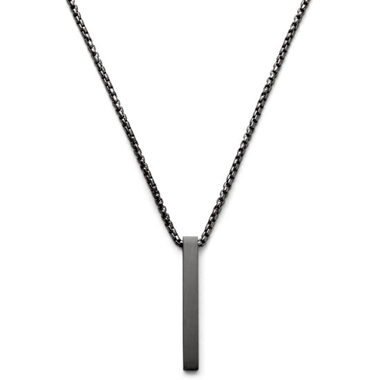Stalen heren collier gourmet schakel | Juwelier Sjaak knijn
