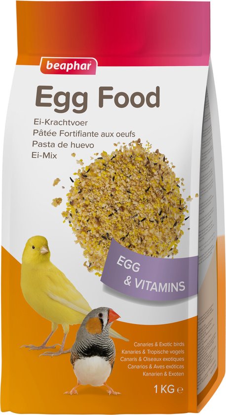 Beaphar Ei-krachtvoer Kanaries & Tropische Vogels 1 kg