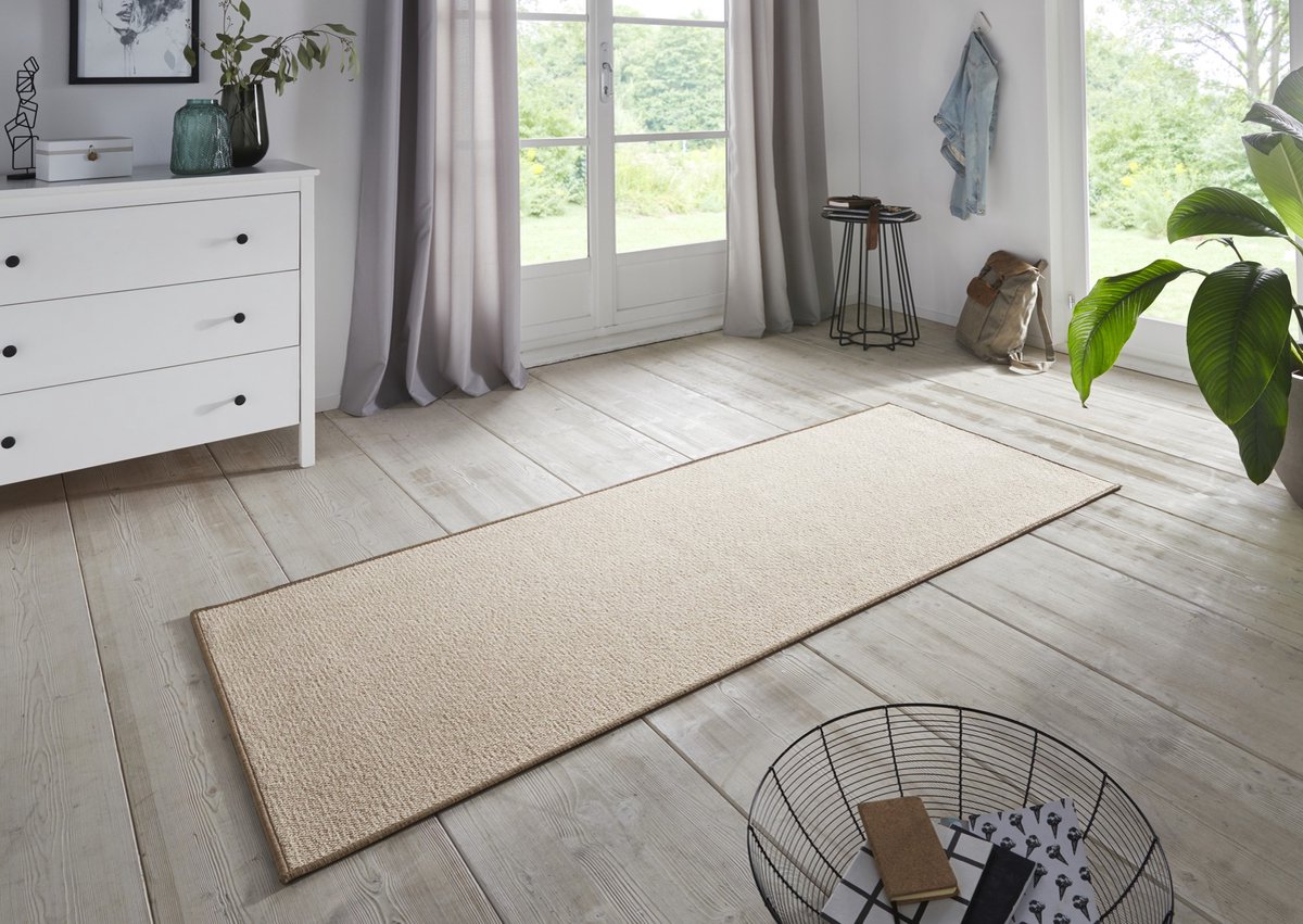Flycarpets Loper - Runner Boucle - Beige 80x150 cm