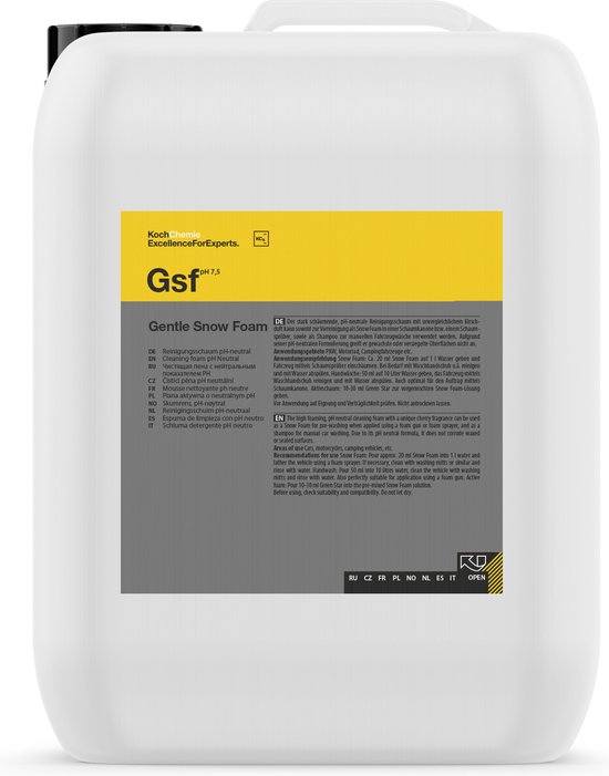 Koch Chemie GSF Gentle Snow Foam | PH Neutraal - 5000 ml