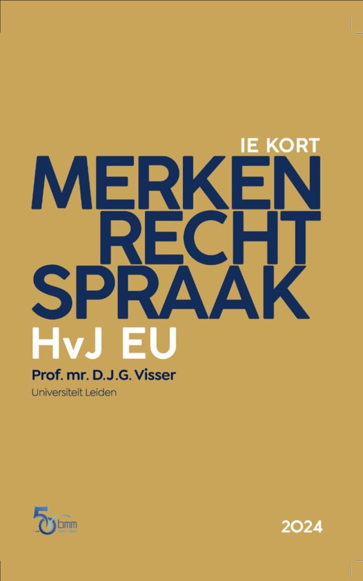 Merkenrechtspraak HvJ EU / druk 3 - cover