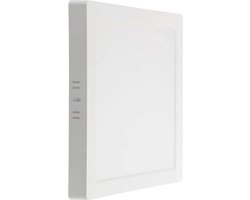 V-TAC VT-60018 LED Vierkant Minipaneel - Slank oppervlak - IP20 - Witte behuizing - 18W- 1850 Lumen - 3000K