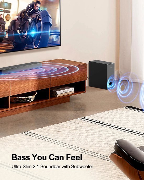 ULTIMEA 7.1ch Soundbar mit Dolby Atmos, 3D Surround Sound System für