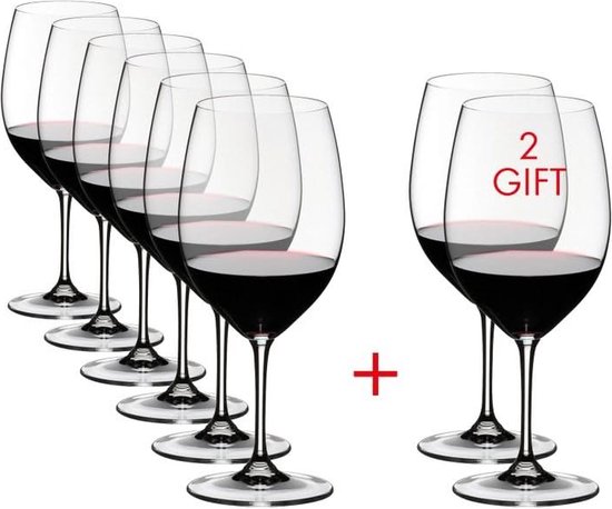 RIEDEL Fatto A Mano Champagner Weinglas - Rot - Einzelpackung, Schaumweinglas, Kristallglas, Spülmaschinenfest - 4900/28R