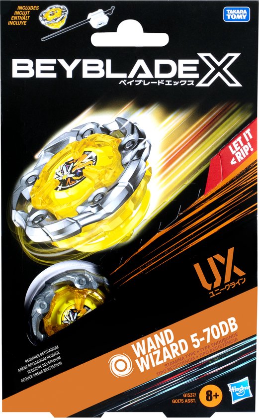 Beyblade X Wand Wizard 5-70DB UX Starterpack - Top met Launcher