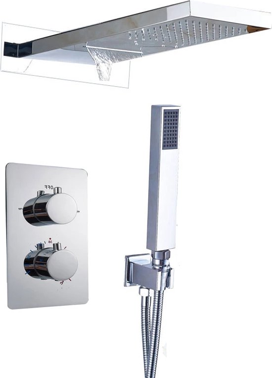 Moderne Wandmontage Messing Badkamer Douche Mengkraan Eengreeps Koud en Warm Water Kraan, Zwarte Verf Heavy Duty Moderne Wandmontage Messing Badkamer Douche Mengkraan Eengreeps Koud en Warm Water Kraan, Zwarte Verf Heavy Duty