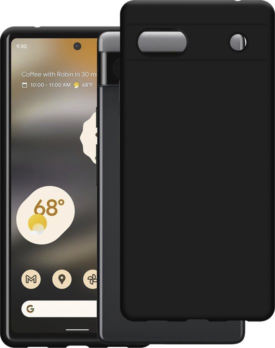 Coque Google Pixel 6a - Coque souple en TPU - Zwart