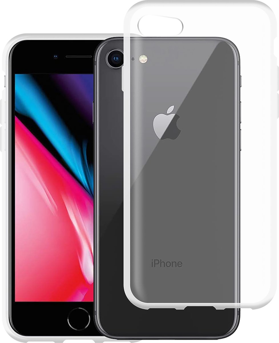Cazy hoesje geschikt voor iPhone SE (2020) Hoesje Siliconen - Flexibele Case - Transparant