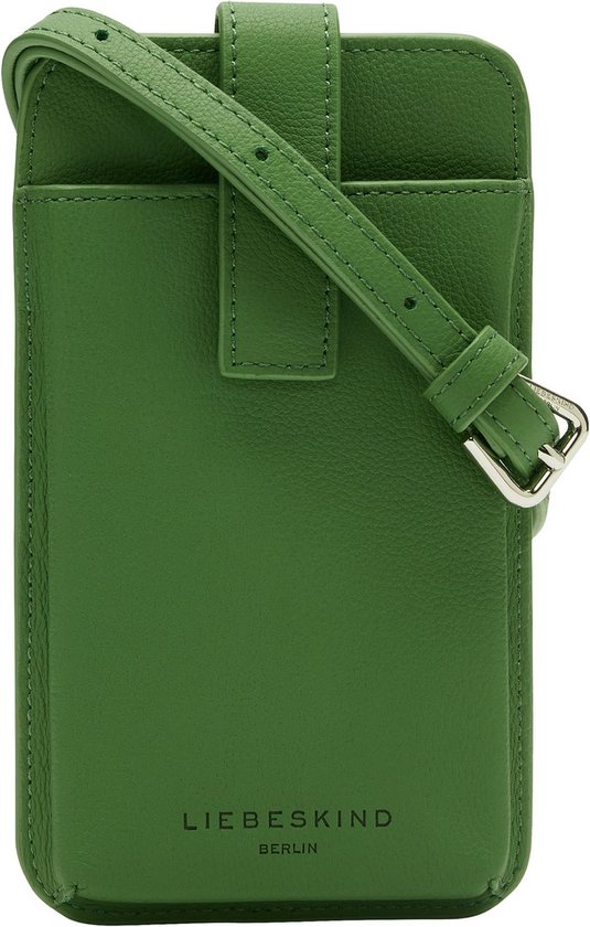 LIEBESKIND BERLIN Harris Mobile Pouch – Custodia Per Cellulare A Tracolla, Colore Dark Choco, Dimensioni 10x17x2 Cm