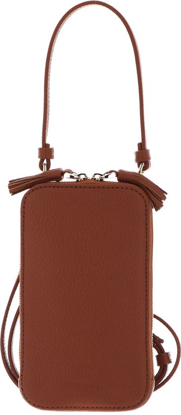 COCCINELLE Leren Telefoontasje I-Tech Phone Holder Caramel Bruine