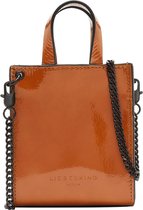 LIEBESKIND BERLIN Leren Schoudertas Paper Bag Naplack Crossbody Cayenne Powder Bruine