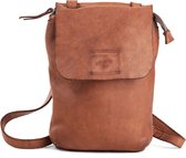 HAROLD'S Cuir Sac à épaule bandoulière Sac téléphone portable Submarine Smartphonebag Cognac Brun