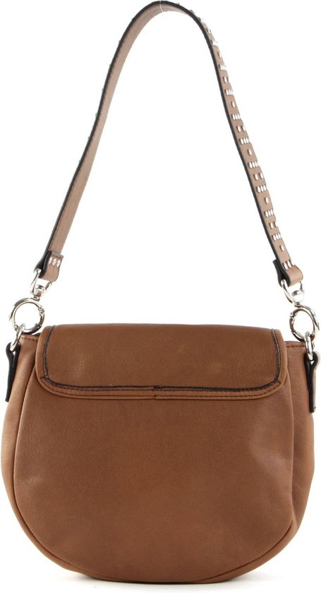 FREDsBRUDER Leren Schoudertas Sunlight Collection Little Sun Bag Toffee Bruine