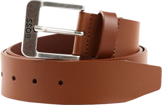 BOSS Cuir Ceinture Jemio Sz40 Leather Belt W105 Cognac Marron clair
