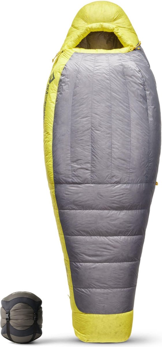 Sea To Summit Vonk W-9°c Slaapzak Geel Regular / Right Zipper
