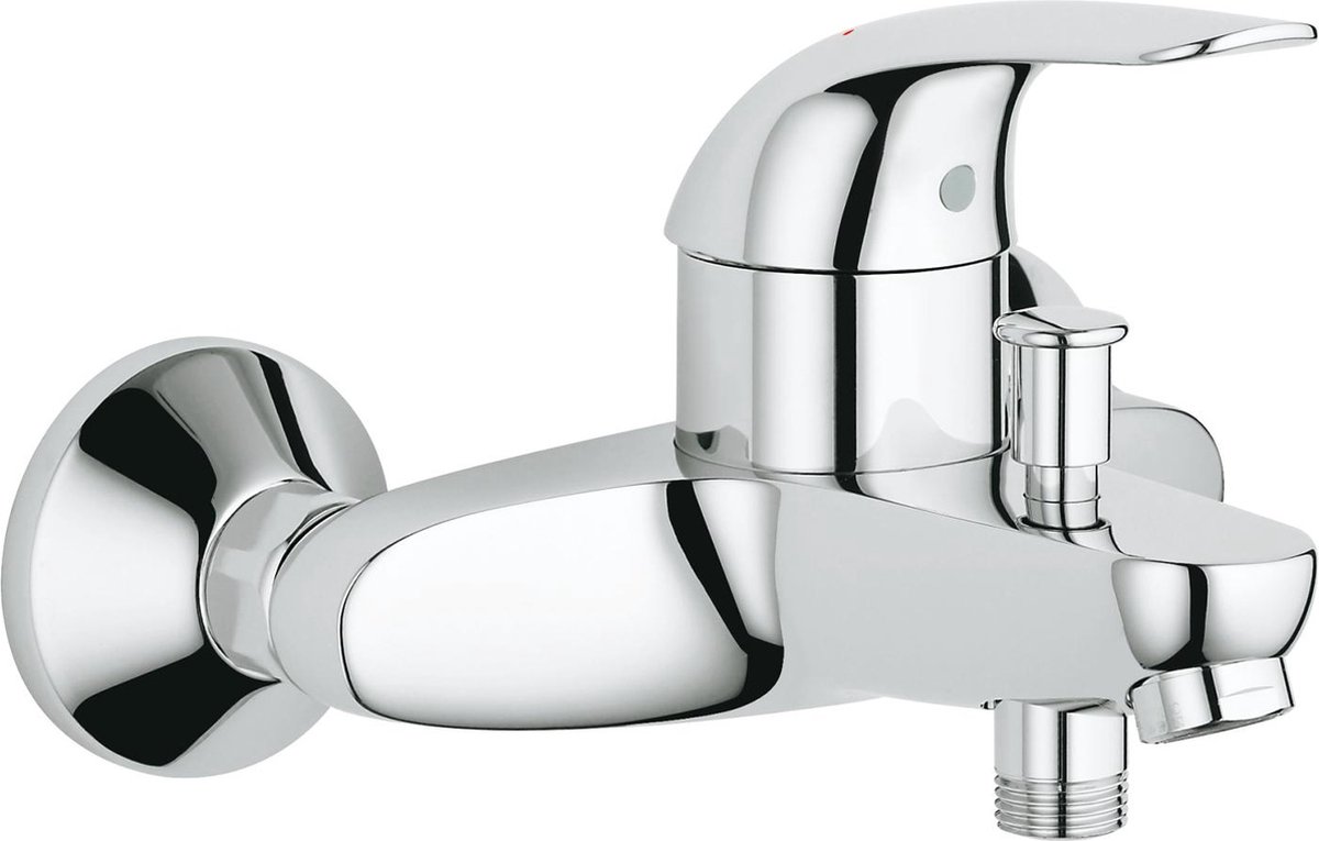 GROHE Euroeco Badkraan - 15 cm - Waterbesparend - Met omstelling - Chroom