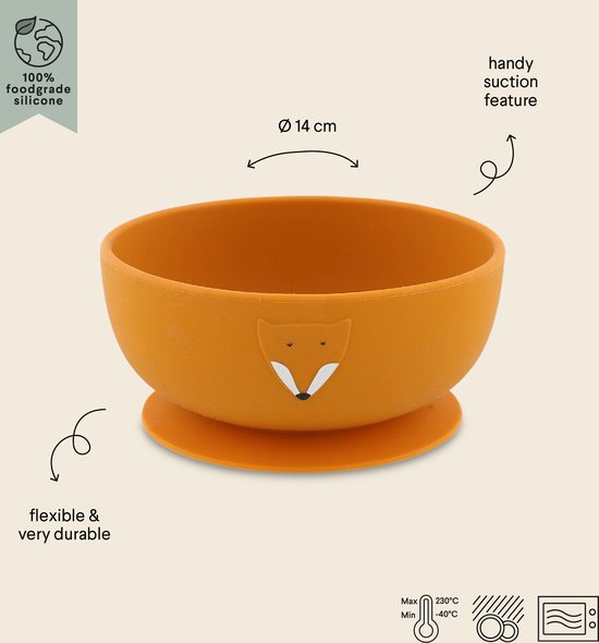 Trixie Bol en silicone avec ventouse - Mr. Fox