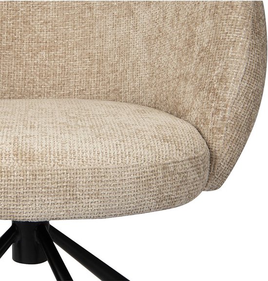 Pole to Pole - Chaise pivotante Pebble - Latte