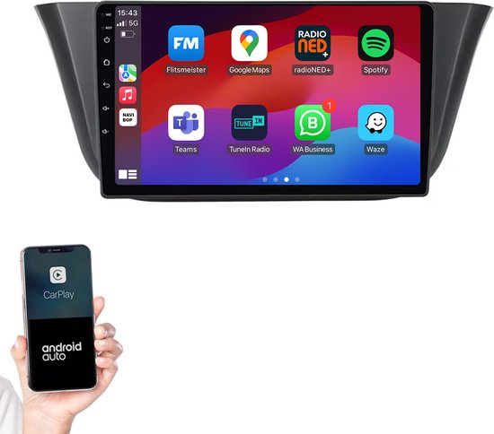 Android Autoradio IVECO Daily 2014-2021 2G+64G - 9 Pouces Carplay & Android Auto Sans Fil - GPS WiFi Bluetooth