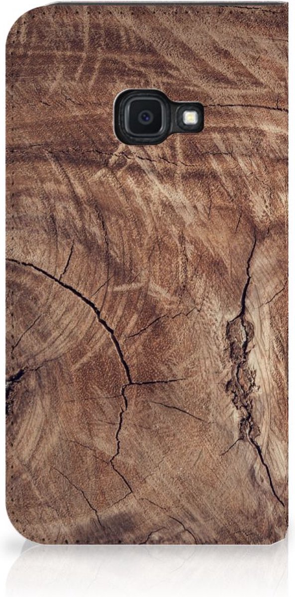 Samsung Galaxy Xcover 4s Book Wallet Case Tree Trunk
