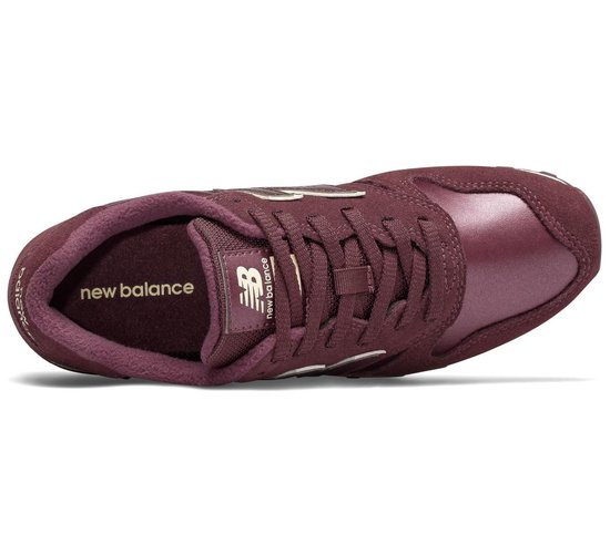 New Balance Sneakers - Maat 37.5 - Vrouwen - bordeaux rood/ wit | bol.com