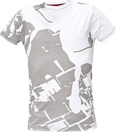 T-shirt Assent Timaru schilders/stucadoors wit maat XXXL - 3 stuks