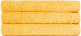 4 serviettes de bain 70x130 cm uni alpha 400 gr / m2 jaune col 1458