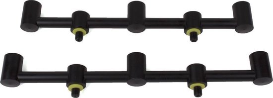 Faith Buzz Bar Set 2 Connection - 3-Rod - Zwart - Zwart - Buzzerbar - Hengelsteun voor 3 hengels - Karper van Faith — afbeelding 4