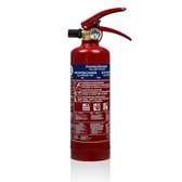 Smartwares 10.018.56 Brandblusser - 1kg - Poeder - Inclusief ophangbeugel - Brandklasse ABC - BSI Gecertificeerd