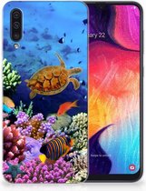 TPU Case Geschikt voor Samsung Galaxy A50 Design Vissen