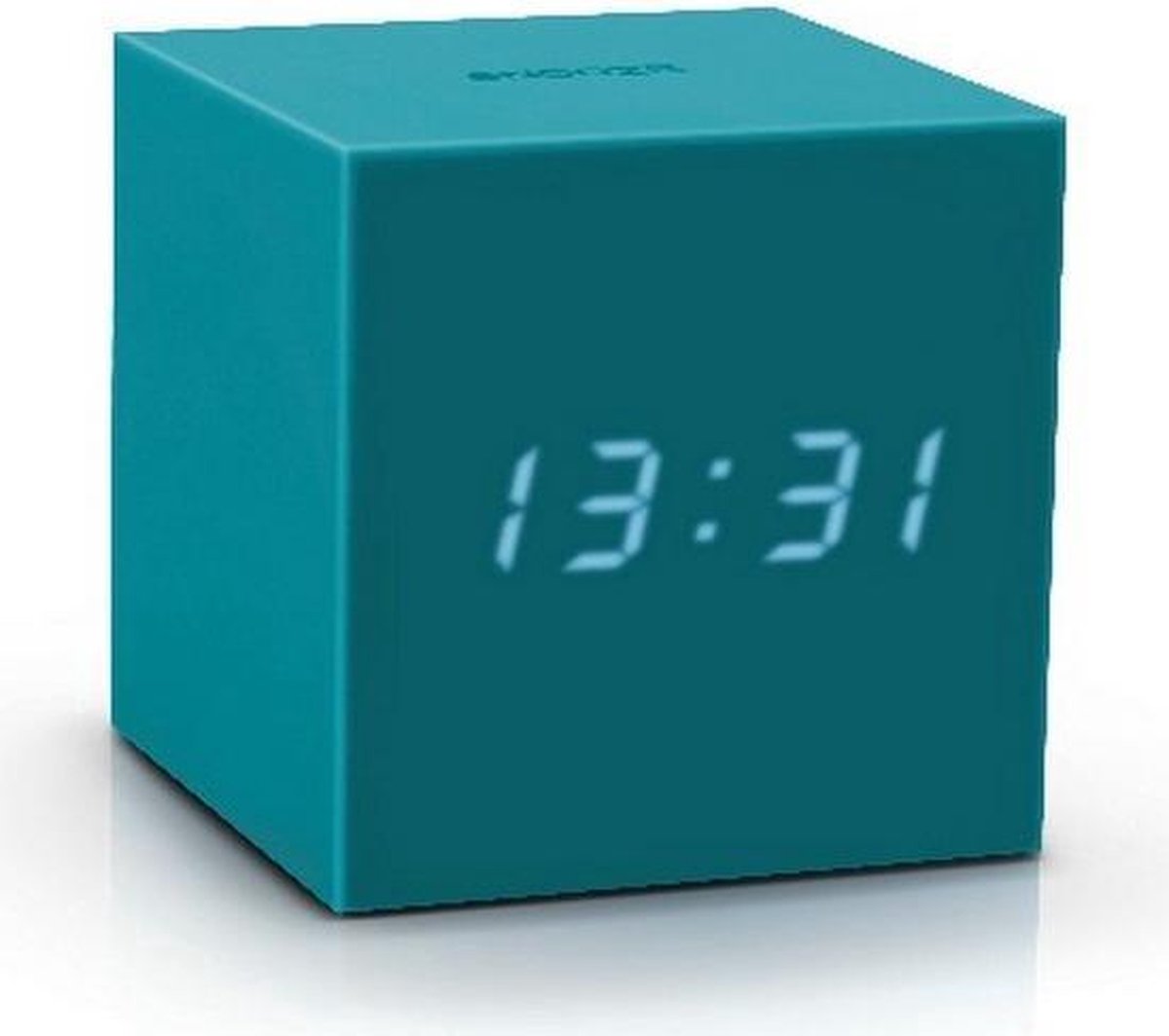 Gravity Click Clock wekker blauw-groen