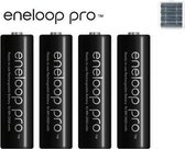 4 Stuks - AA HR6 Panasonic Eneloop PRO Oplaadbare Batterijen