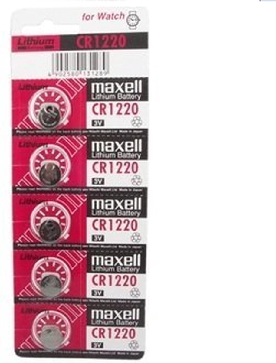 MAXELL | Maxell Battery Litio Cr1220 3v Blister*5
