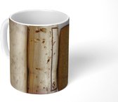 Mok - Vijf kurken bij een lichte achtergrond - Mokken - 350 ML - Beker - Uitdeelcadeautjes