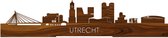 Standing Skyline Utrecht Palissander hout - 60 cm - Woondecoratie design - Decoratie om neer te zetten - WoodWideCities