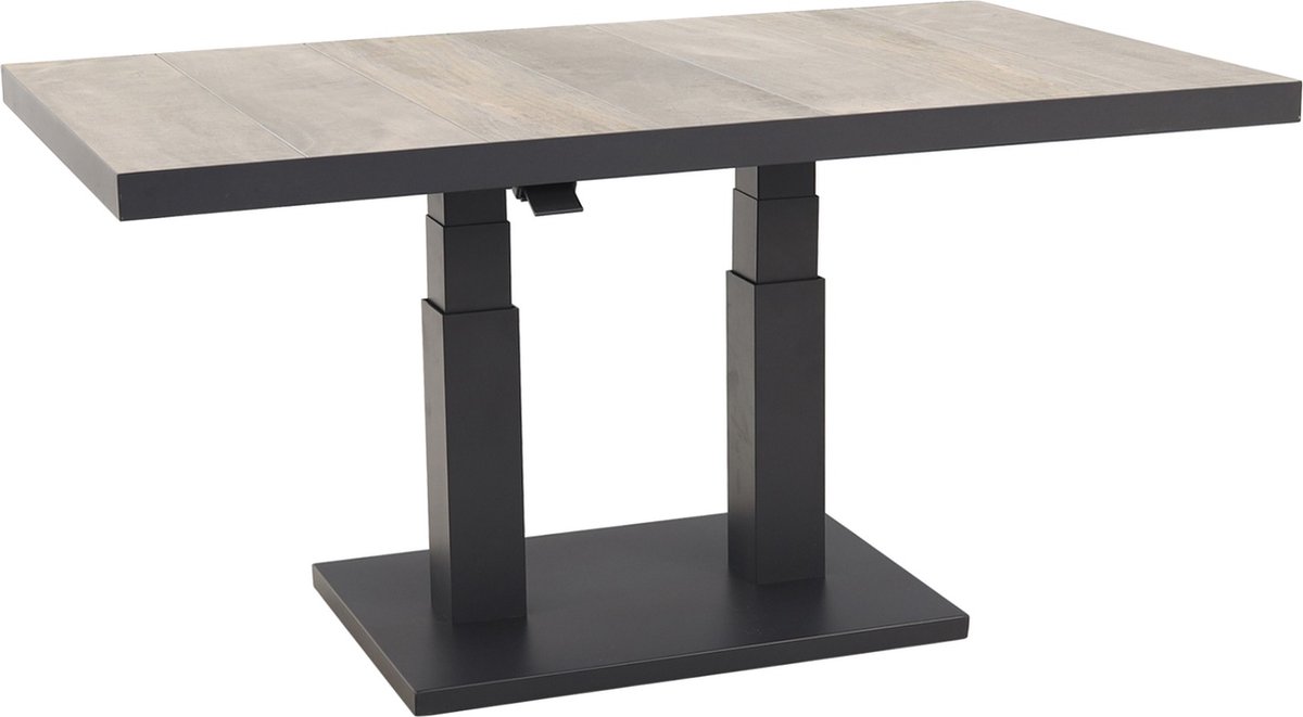 Jersey verstelbare tuintafel - 140 x 85 cm.