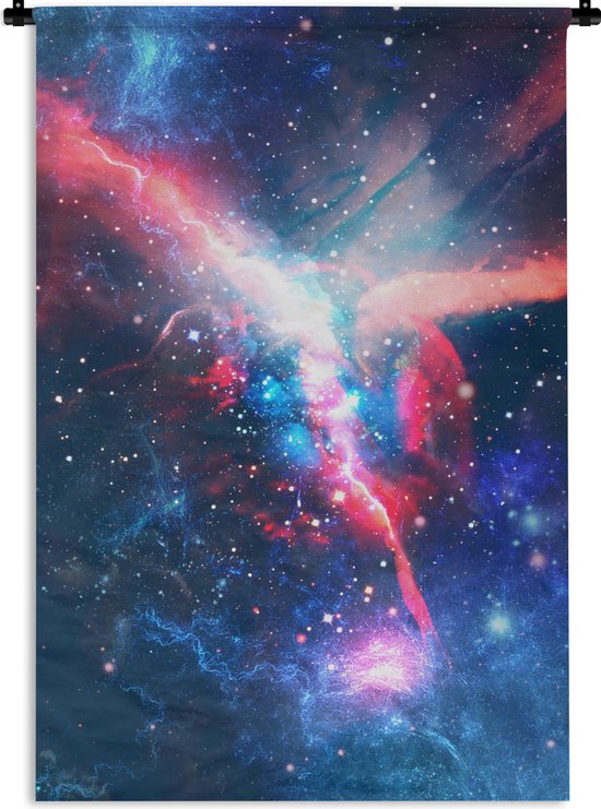 Tapisserie murale - Toile murale - couleurs - Espace - Lumière - 90x135 cm - Tapisserie